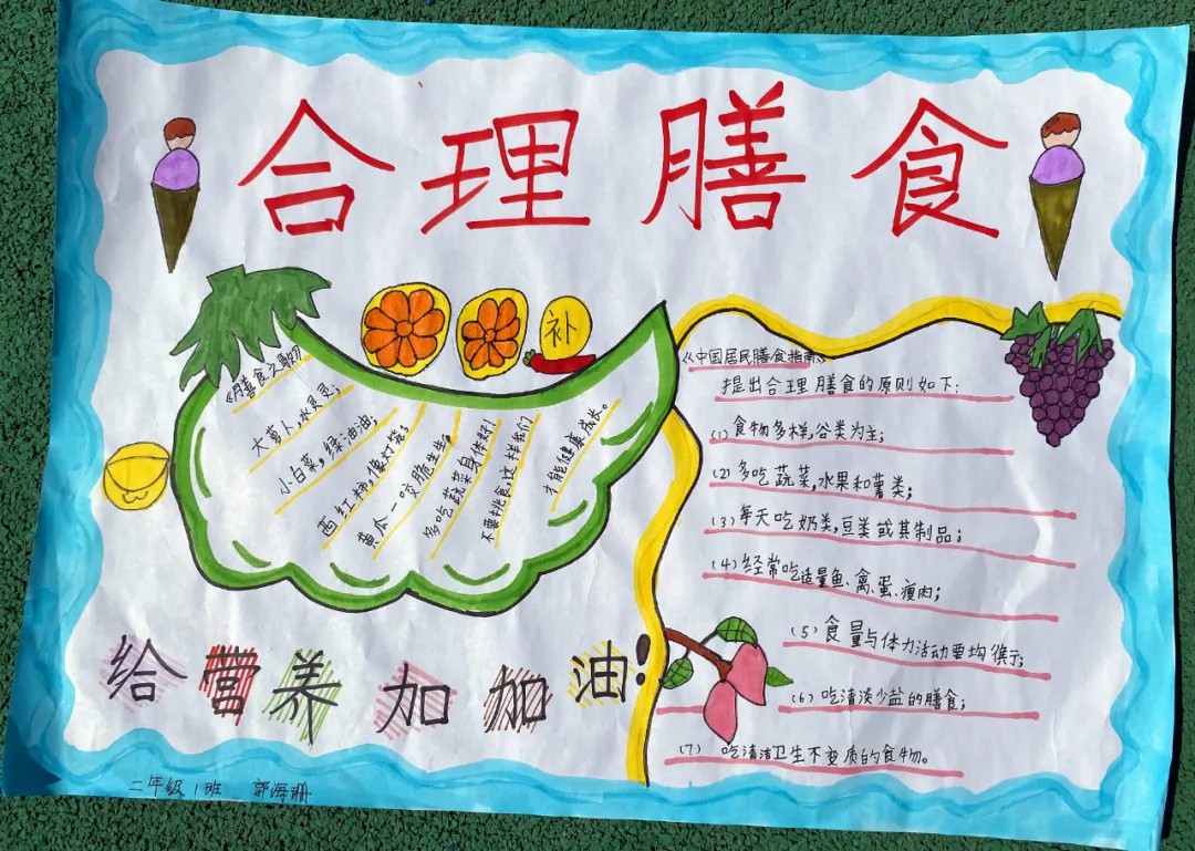 “5.20”中国学生营养日 | 国维学子手绘手抄报向健康“表白” “5.20”中国学生营养日 | 国维学子手绘手抄报向健康“表白”