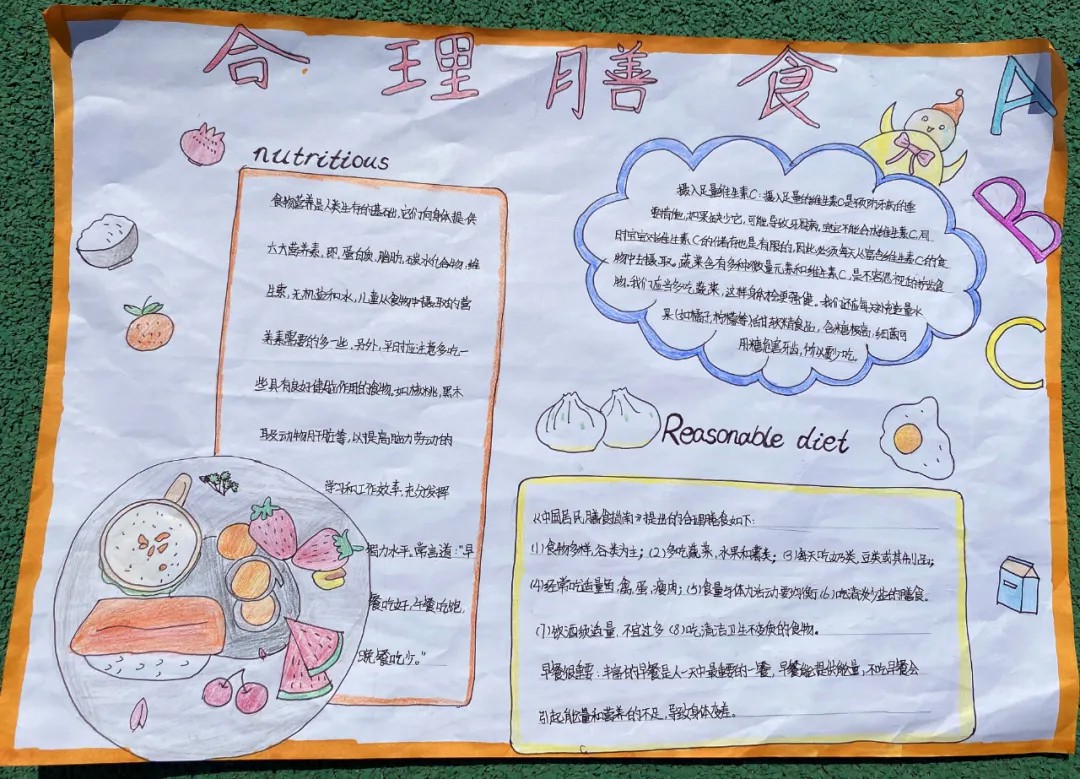 “5.20”中国学生营养日 | 国维学子手绘手抄报向健康“表白” “5.20”中国学生营养日 | 国维学子手绘手抄报向健康“表白”